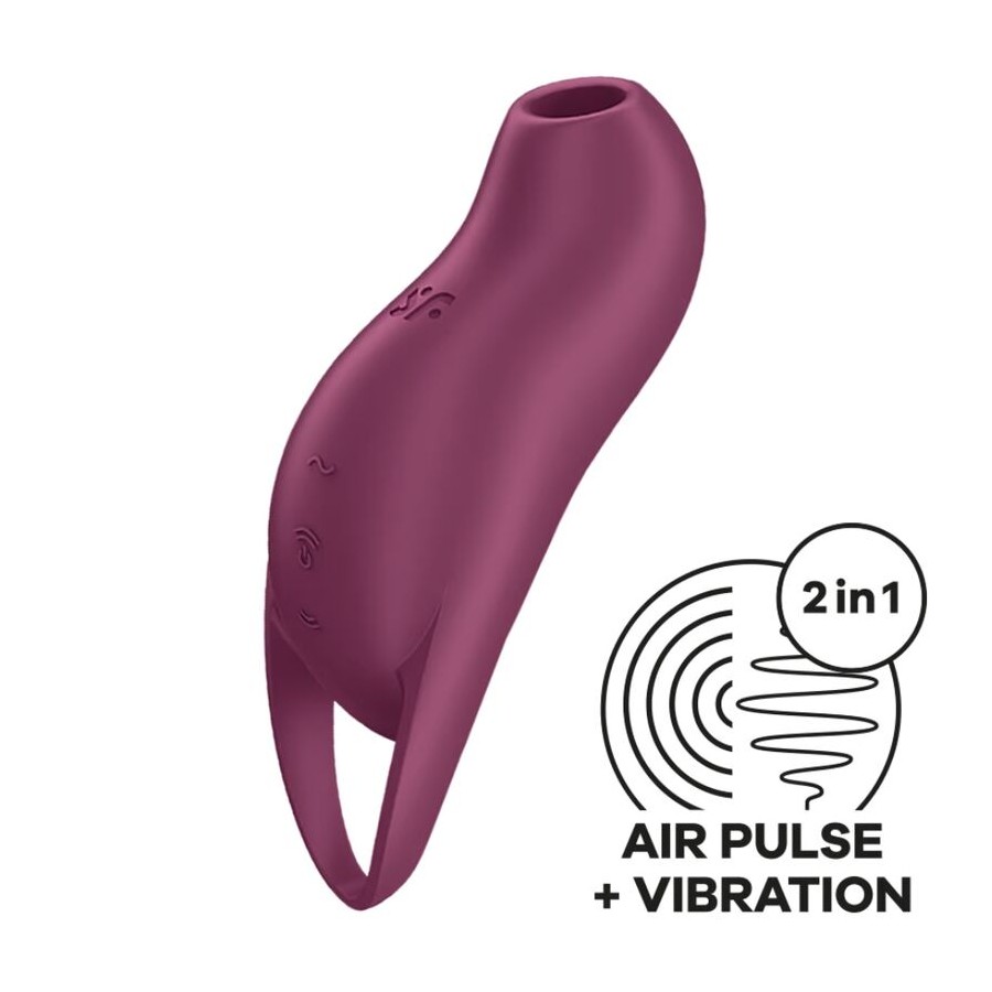 SATISFYER - POCKET PRO 1 STIMOLATORE CLITORIDE GRANATO