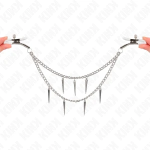 KINK - PINZE PER CAPEzzoli CON CATENE A SPUNTE 30 CM