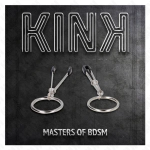KINK - ТОНКИЕ ЗАЖИМЫ ДЛЯ СОСКОВ С УПЛОТНИТЕЛЬНЫМ КОЛЬЦОМ 7 СМ