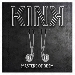 ЗАЖИМЫ ДЛЯ СОСКОВ KINK - THIN BELL, СЕРЕБРЯНЫЕ 7 СМ