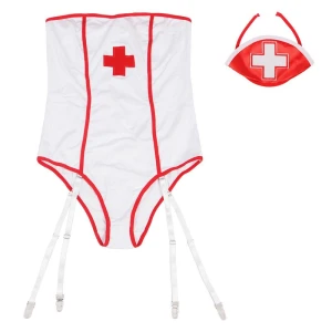 SUBBLIME - COSTUME DA INFERMIERA SEXY CON ORSACCHIOTTO L/XL