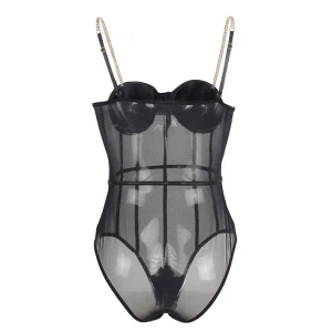 SUBBLIME - BODY NOIR  BRETELLES CHAÃNE L/XL