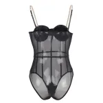 SUBBLIME - BODY NOIR  BRETELLES CHAÃNE L/XL