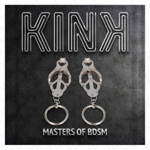 KINK - УПЛОТНИТЕЛЬНОЕ КОЛЬЦО ЗАЖИМЫ ДЛЯ СОСКОВ JAPANESE CLOVER, СЕРЕБРЯНЫЕ