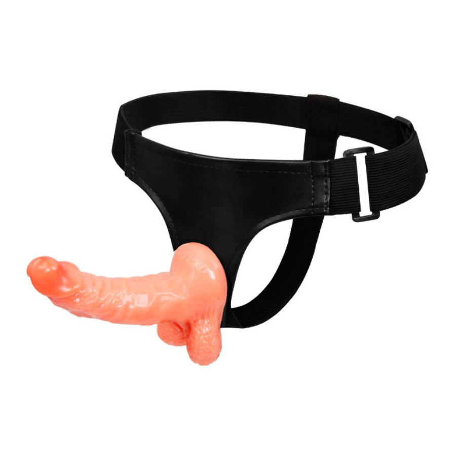 BAILE - HARNESS WITH REALISTIC PENIS AND ULTRA PASSIONATE ADJUSTABLE PANTIES 15.5 CM
