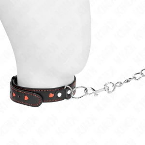 KINK - ОЖЕРЕЛЬЕ С РЕМЕШКОМ 65 СМ СЕРДЦЕ 52,5 Х 2,5 СМ