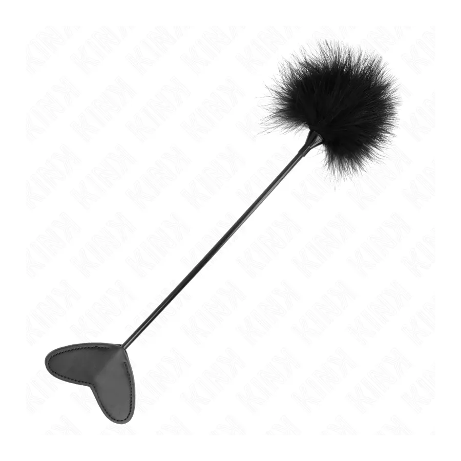 KINK - TICKLE FEATHERS WITH HEART PADDLE 31 CM