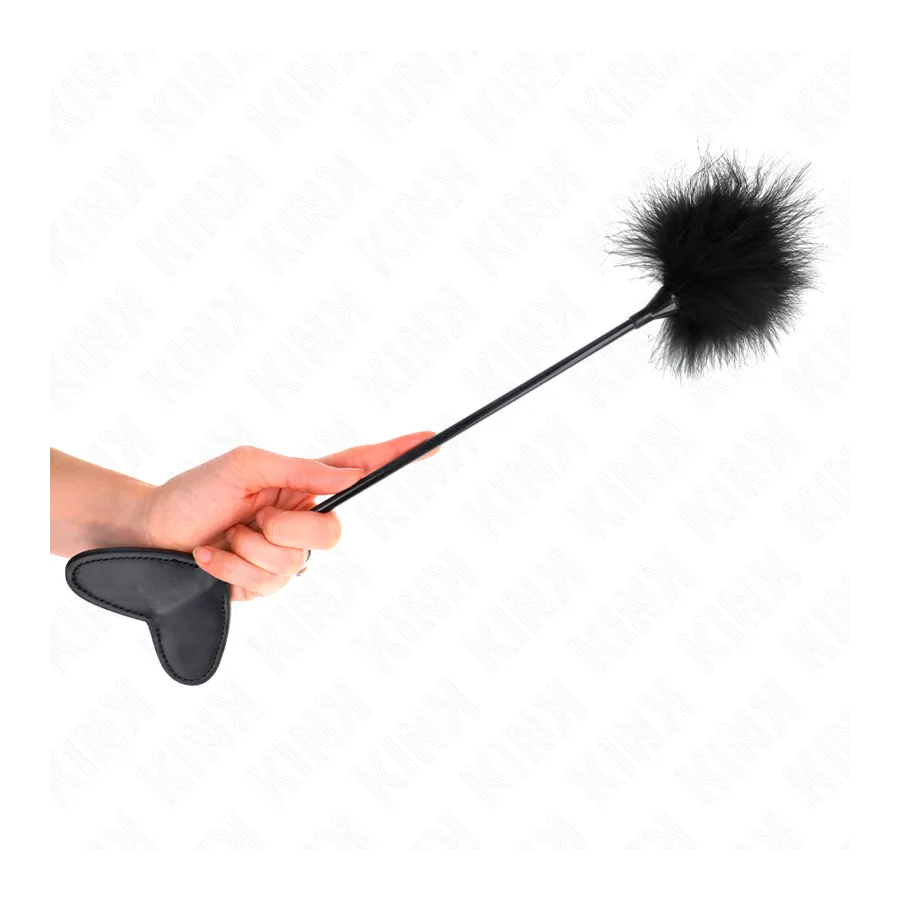 KINK - TICKLE FEATHERS WITH HEART PADDLE 31 CM