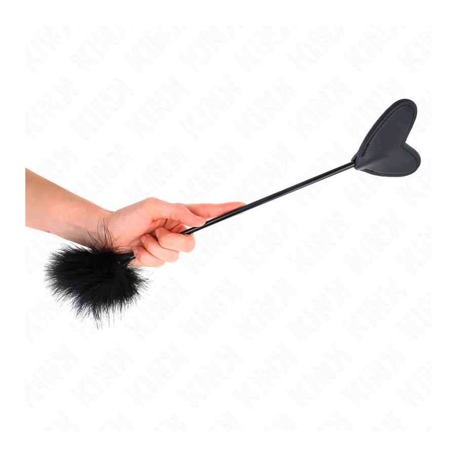 KINK - TICKLE FEATHERS WITH HEART PADDLE 31 CM