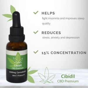 500 COSMETICS - CIBIDIL РАССЛАБЛЯЮЩЕЕ CBD МАСЛО 15 % 30 МЛ