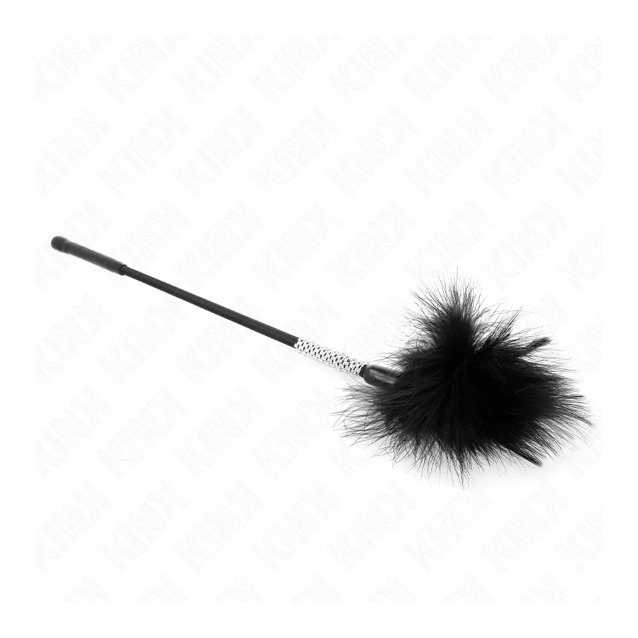 KINK - PIUME TICKLE CON MANICO STRASS 50 CM