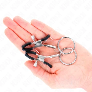 ЗАЖИМ ДЛЯ СОСКОВ KINK - УПЛОТНИТЕЛЬНОЕ КОЛЬЦО 6 СМ