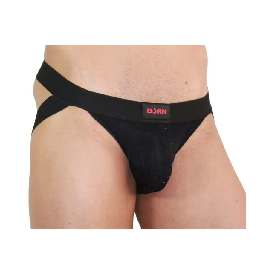 BURN - 003 JOCK SHINY BLACK