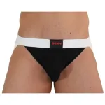 BURN - 004 JOCK SHINY ЧЕРНЫЙ/БЕЛЫЙ