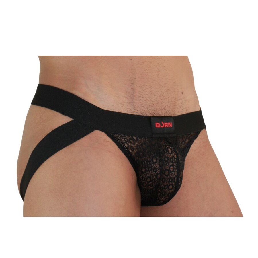 BURN - 005 LINGERIE JOCK NOIRE XL