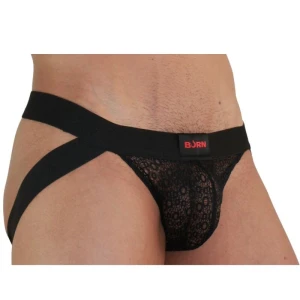 BURN - 005 JOCK LINGERIE CZARNA XL