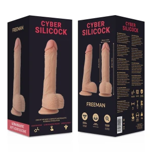 CYBER SILICOCK СТРЭП-ОН FREEMAN ЖИДКИЙ СИЛИКОН С 3 БЕСПЛАТНЫМИ КОЛЬЦАМИ
