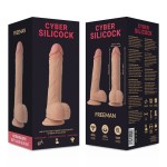 CYBER SILICOCK СТРЭП-ОН FREEMAN ЖИДКИЙ СИЛИКОН С 3 БЕСПЛАТНЫМИ КОЛЬЦАМИ