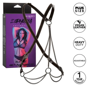 CALEXOTICS - EUPHORIA HARNAIS MULTICHAÃNE PREMIUM GRANDE TAILLE
