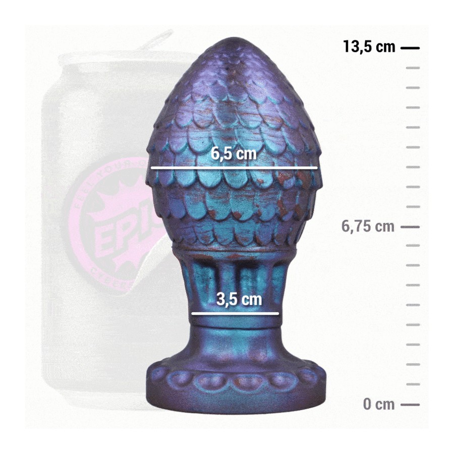 EPIC - VRAKOS PLUG ANALE DRAGON EGG TAGLIA L