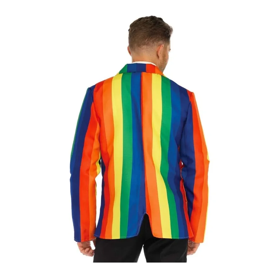 LEG AVENUE - BLAZER + CRAVATTA RAINBOW S