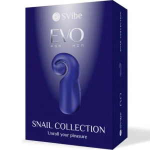 SNAIL VIBE - EVO FOR HIM МУЖСКОЙ МАСТУРБАТОР SLIDE N'ROLL ТЕМНО-СИНИЙ
