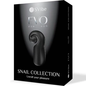 SNAIL VIBE - EVO FOR HIM МУЖСКОЙ МАСТУРБАТОР SLIDE N'ROLL ЧЕРНЫЙ