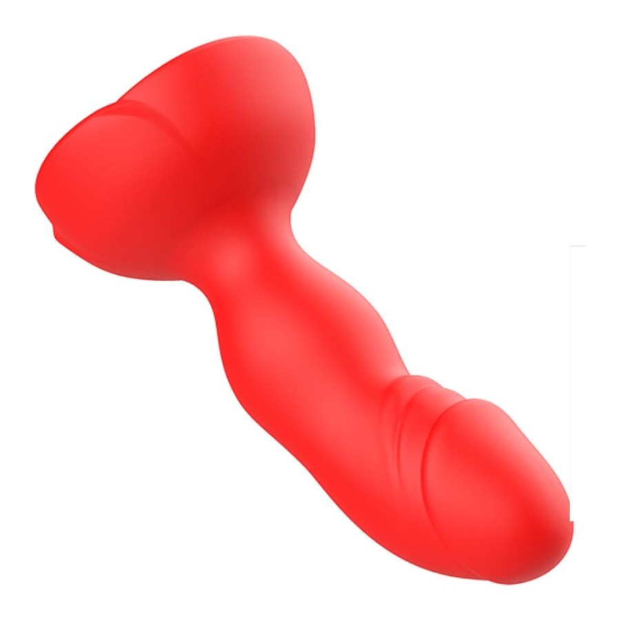 ARMONY - EXTREME A BLOOM VIBRATORE ROSE E TELECOMANDO PLUG ANALE ROSSO
