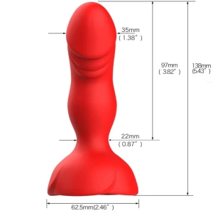 ARMONY - EXTREME A BLOOM VIBRATEUR ROSE ET PLUG ANAL TÃLÃCOMMANDE ROUGE