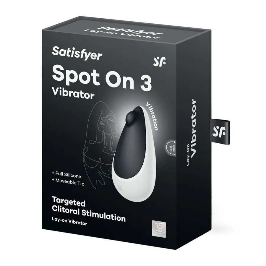 SATISFYER - SPOT ON 3 CLITORIS STIMULATOR BLACK | Pasio