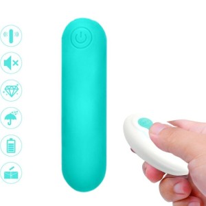 ARMONY - SPLASH JOLINE VIBRATEUR BULLET TÃLÃCOMMANDE EN SILICONE 10 VIBRATIONS 65 X 15 CM VERT