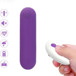 ARMONY - SPLASH JOLINE VIBRATEUR BULLET TÃLÃCOMMANDE EN SILICONE 10 VIBRATIONS 65 X 15 CM VIOLET