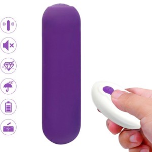 ARMONY - SPLASH JOIE VIBRATEUR BULLET TÃLÃCOMMANDE EN SILICONE 10 VIBRATIONS 75 X 19 CM VIOLET