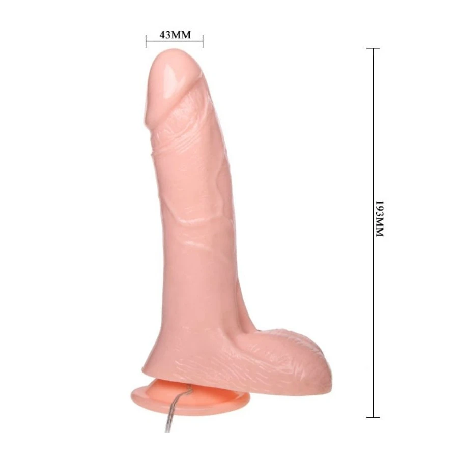 BAILE - DILDO REALISTICO GONFIABILE CON VENTOSA 15 CM