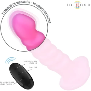 INTENSE - CINDY VIBRATEUR TAILLE L DESIGN SPIRALE 10 VIBRATIONS ROSE TÃLÃCOMMANDE