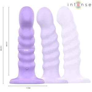 INTENSE - BRENDA VIBRATEUR TAILLE M DESIGN SPIRALE 10 VIBRATIONS VIOLET TÃLÃCOMMANDE