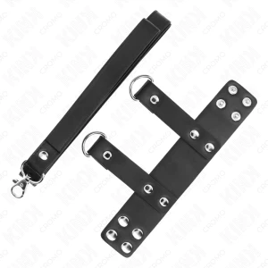 KINK - ANNEAU PÃNIS AVEC SANGLE EN CUIR RÃGLABLE