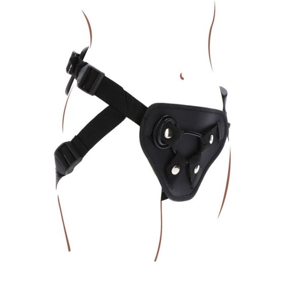 GET REAL - HARNAIS STRAP-ON DELUXE NOIR