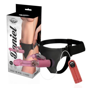 HARNESS ATTRACTION - RNES DANIEL CON VIBRAZIONE E ROTAZIONE 18 X 3,5 CM