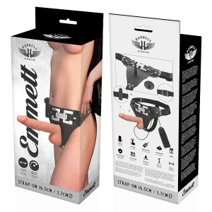 HARNESS ATTRACTION -  РНЕС ЭММЕТТ РЕАЛИСТИЧЕСКИЙ ВИБРАТОР 16,5 X 3,7 СМ