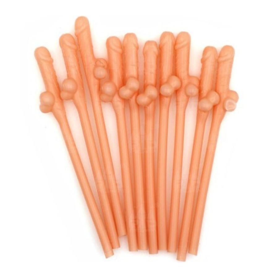 DIABLO PICANTE - 10 CANNUCCE A FORMA DI PENE