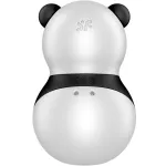 SATISFYER - КАРМАННЫЙ СТИМУЛЯТОР И ВИБРАТОР PANDA, ЧЕРНО-БЕЛЫЙ