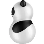 SATISFYER - КАРМАННЫЙ СТИМУЛЯТОР И ВИБРАТОР PANDA, ЧЕРНО-БЕЛЫЙ
