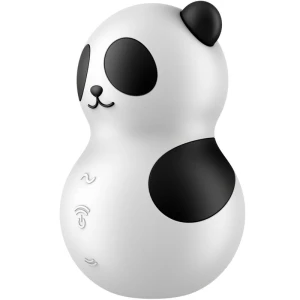 SATISFYER - POCKET PANDA STIMULATEUR  VIBRATEUR NOIR ET BLANC