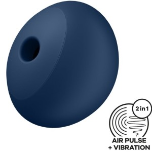 SATISFYER - СТИМУЛЯТОР AIR POWER 4 И ВИБРАТОР 12 ВИБРАЦИЙ СИНИЙ