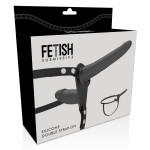 FETISH SUBMISSIVE УПРЯЖЬ / РЕМЕНЬ - ЧЕРНАЯ ДВОЙНАЯ ПЕНЕТРАЦИЯ