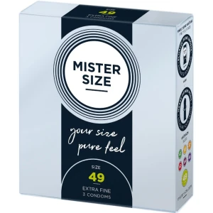 MISTER SIZE - KONDOMGRÃSSE S 49 MM (3 EINHEITEN)