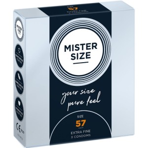 MISTER SIZE - PRESERVATIVO TAGLIA L 57 MM (3 UNITÃ)
