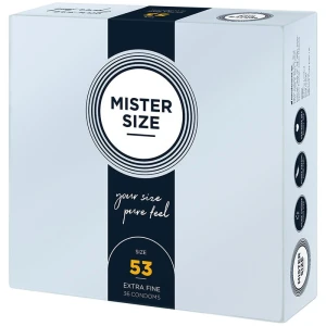 MISTER SIZE - РАЗМЕР ПРЕЗЕРВАТИВОВ M 53 ММ (36 ЕДИНИЦ)