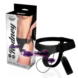HARNESS ATTRACTION -  ВИБРАТОР RODNEY DOUBLE PENETRACI N 18 X 3,5 СМ